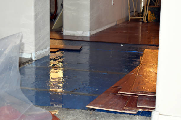 Professional Flood Cleanup technician working in Ashaway, RI
